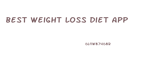 Best Weight Loss Diet App