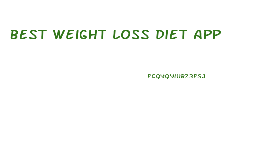 Best Weight Loss Diet App