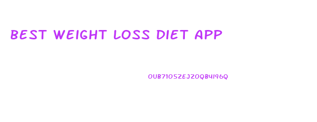 Best Weight Loss Diet App