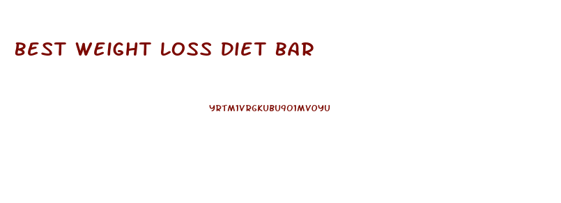 Best Weight Loss Diet Bar