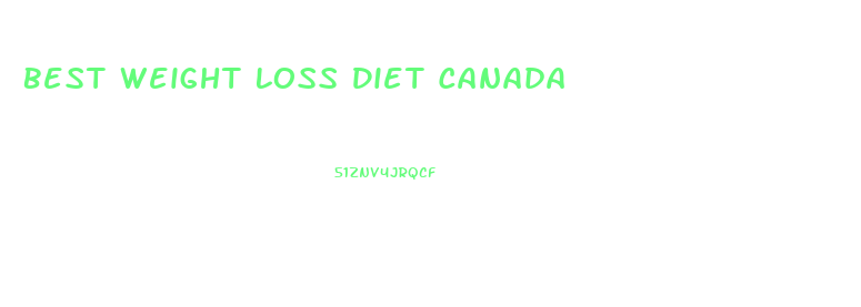 Best Weight Loss Diet Canada