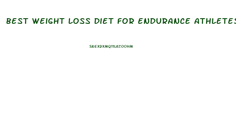 Best Weight Loss Diet For Endurance Athletes