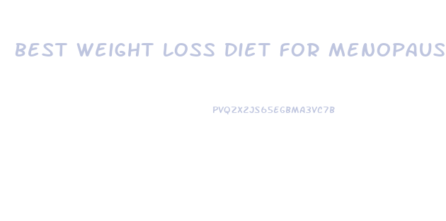 Best Weight Loss Diet For Menopause Uk