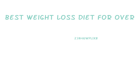 Best Weight Loss Diet For Over 60s