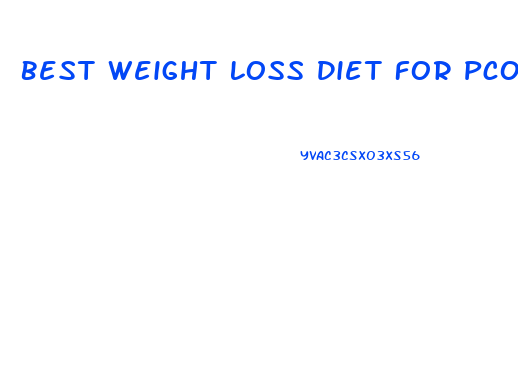 Best Weight Loss Diet For Pcos