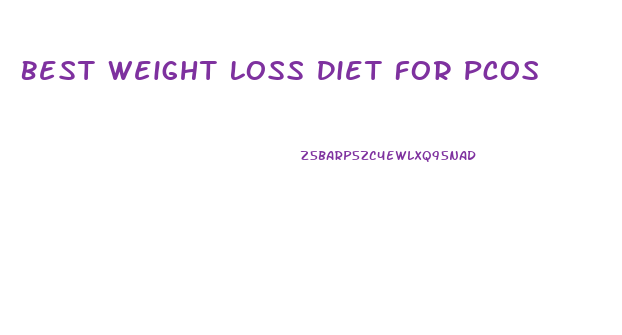 Best Weight Loss Diet For Pcos