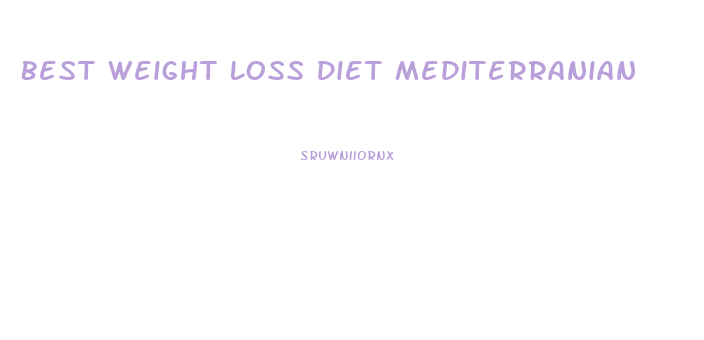 Best Weight Loss Diet Mediterranian