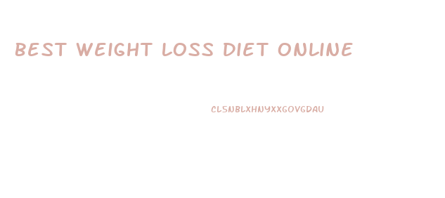 Best Weight Loss Diet Online