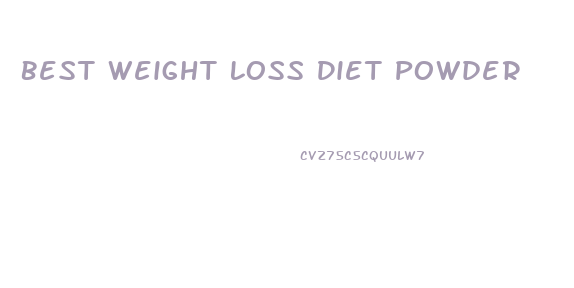 Best Weight Loss Diet Powder