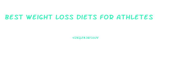 Best Weight Loss Diets For Athletes