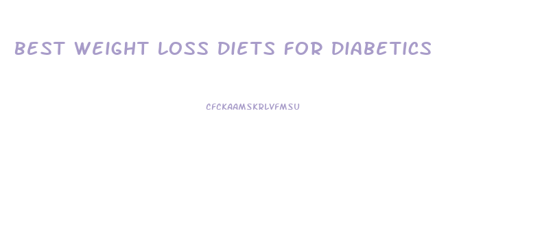 Best Weight Loss Diets For Diabetics