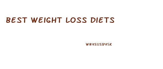 Best Weight Loss Diets