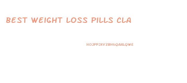 Best Weight Loss Pills Cla