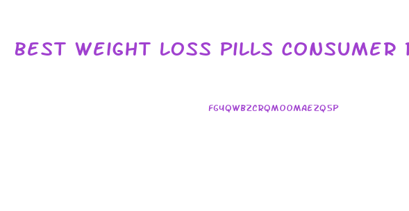 Best Weight Loss Pills Consumer Reports