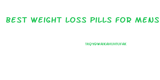 Best Weight Loss Pills For Mens Belly Fat