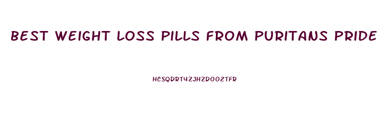 Best Weight Loss Pills From Puritans Pride