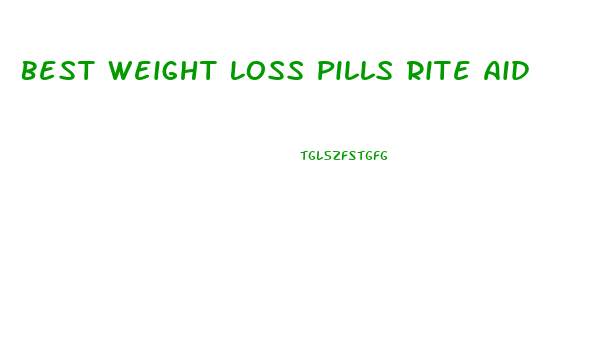 Best Weight Loss Pills Rite Aid