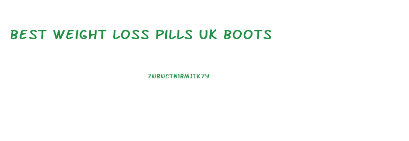 Best Weight Loss Pills Uk Boots