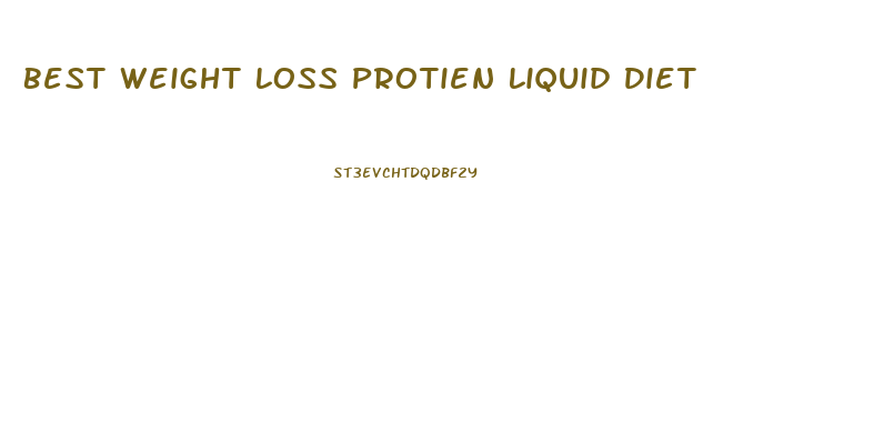 Best Weight Loss Protien Liquid Diet