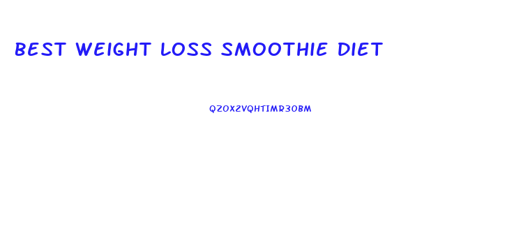 Best Weight Loss Smoothie Diet