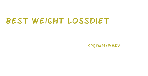 Best Weight Lossdiet