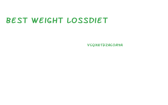 Best Weight Lossdiet