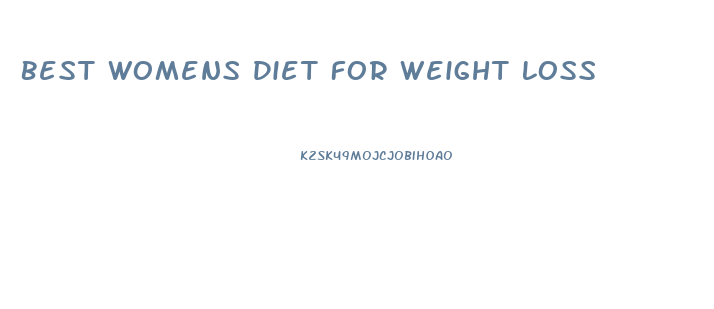 Best Womens Diet For Weight Loss