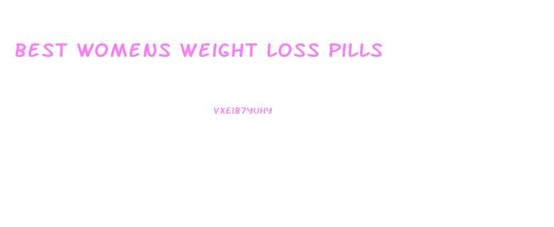 Best Womens Weight Loss Pills