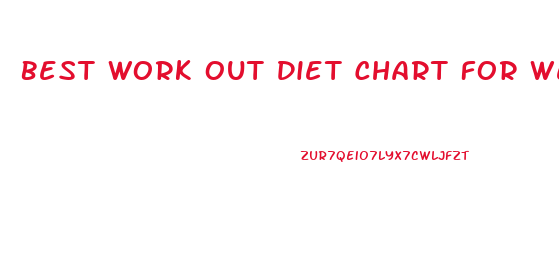 Best Work Out Diet Chart For Weight Loss