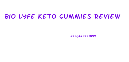 Bio Lyfe Keto Gummies Review