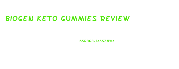 Biogen Keto Gummies Review