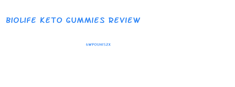 Biolife Keto Gummies Review