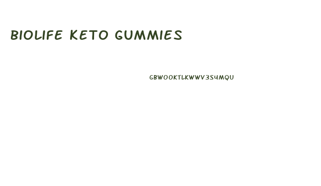 Biolife Keto Gummies