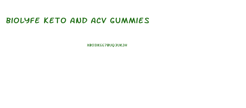 Biolyfe Keto And Acv Gummies