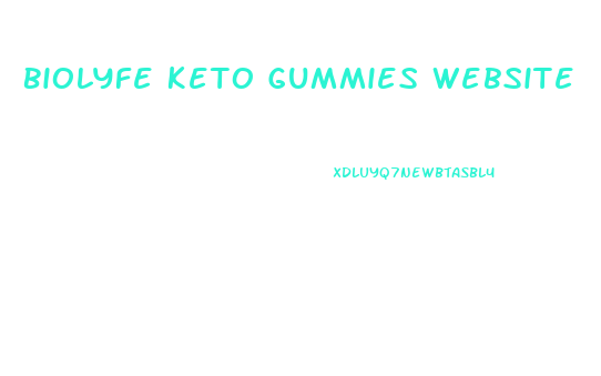 Biolyfe Keto Gummies Website