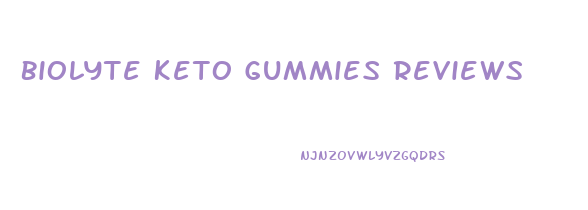 Biolyte Keto Gummies Reviews