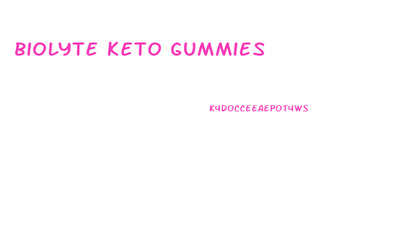 Biolyte Keto Gummies