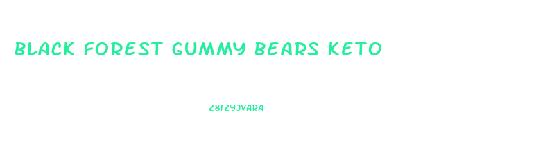 Black Forest Gummy Bears Keto