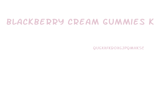 Blackberry Cream Gummies Keto