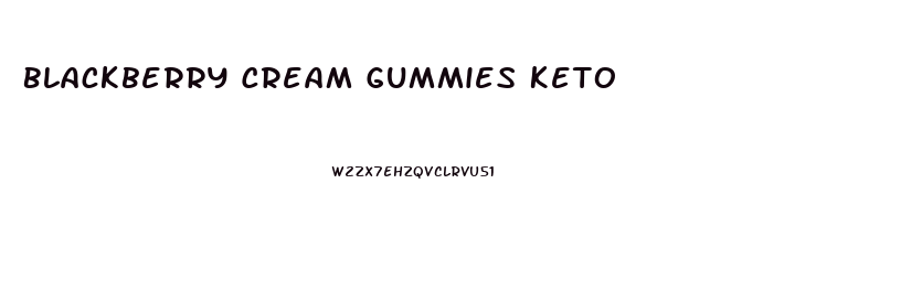 Blackberry Cream Gummies Keto