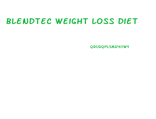 Blendtec Weight Loss Diet