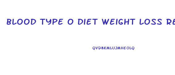 Blood Type O Diet Weight Loss Results