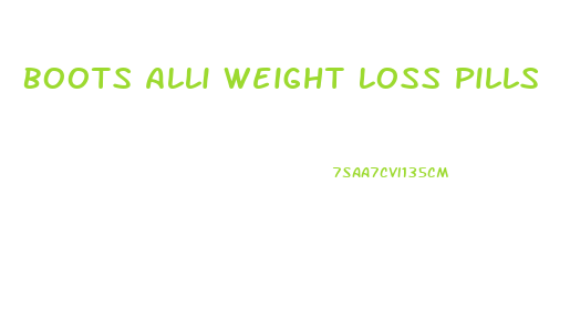 Boots Alli Weight Loss Pills