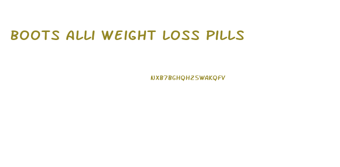 Boots Alli Weight Loss Pills