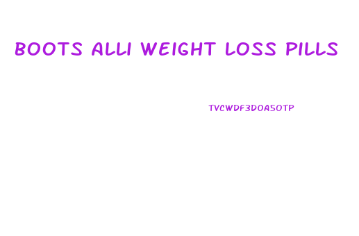 Boots Alli Weight Loss Pills