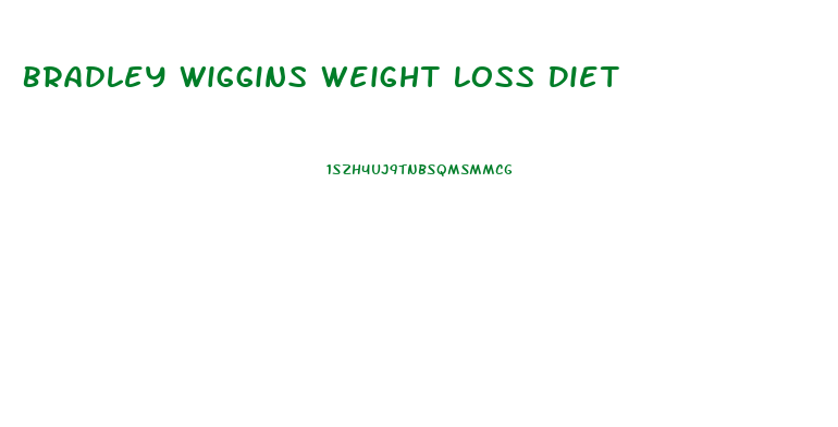 Bradley Wiggins Weight Loss Diet
