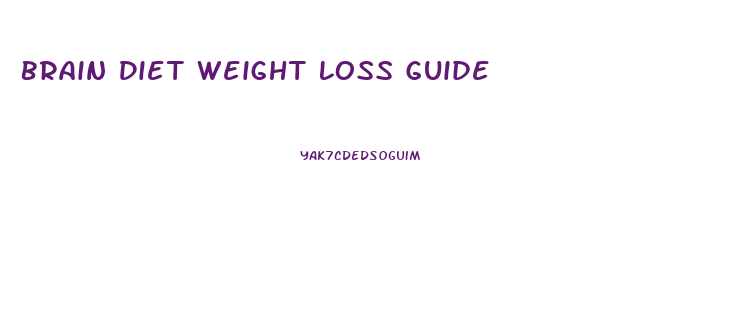 Brain Diet Weight Loss Guide