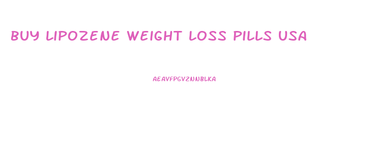 Buy Lipozene Weight Loss Pills Usa