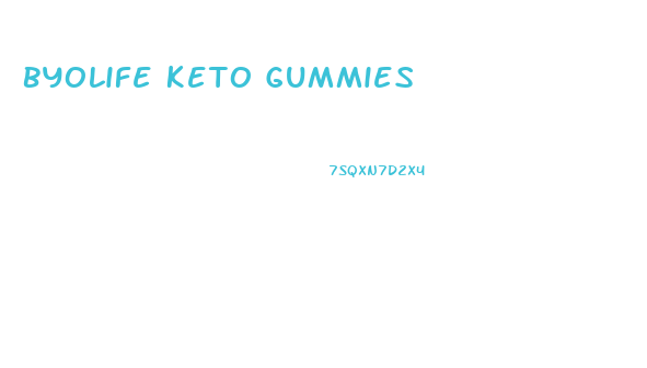 Byolife Keto Gummies